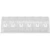 VEVOR Walk-in Tunnel Greenhouse, 20 x 10 x 7 ft Portable Plant Hot House w/ Galvanized Steel Hoops, 3 Top Beams, Diagonal Poles